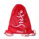 TPBP018 Outdoor Gym Sports Backpack Red Heavy Duty Polyester Drawstring