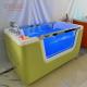 Customized Infant Spa Tub Swim Equipment Acrylic Baby Massage Bathtub With LED Lights