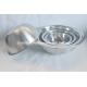 22cm Tableware a complete set of multi-size seasoning bowl stainless steel fruit and vegetable basin
