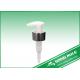 24/410 White Nozzle and Silver Closure Lotion Dispenser for Shampoo