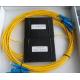 1×4 PLC Fiber Optic Splitter, ABS package, 3.0mm 1.5m Cable, SC/PC Connector for FTTX Networks