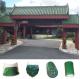 Antique Old Tiled Roof House Chinese Glazed Asian Style Roof Tiles