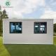 20FT Expanding Container House Galvanized Steel Square Tube Toilet Shower