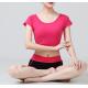 Summer short-sleeved yoga clothes suit female 2020 new modal fitness clothes ladies shorts yoga clothes two-piece suit