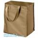 New Design Custom Sublimation Printing Rpet Non Woven Bags, Outdoor portable non-woven insulated shopping non woven bag