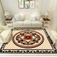 New European Style Household Bedroom Living Room Floor Carpet Rectangle Shape