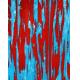 Accordions Crafts Decor 0.2-4mm Celluloid Sheet for Guitar Picks Red Blue Striped