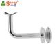 Commercial Stainless Steel Handrail Fittings Hollow Pipe Wall Deck SS Angle Stair