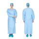 Non Woven Disposable Dressing Gowns Hospital Scrubs With Elastic Cuff