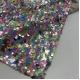 Glitzy Sequins Embroidery Design 95%P 5%SP colorful sequin fabric for dress