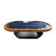 Exquisite Texas Holdem Casino Poker Table with Polygonal Table Legs