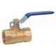 Durable Water Fountain Equipment Brass / Copper Ball Valve 1/2 - 4