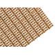 Copper Color Facade Fabric Architectural Wire Mesh Made In Aluminum Flat Wire