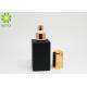 Glass Material Empty Fine Mist Spray Bottle Black Color For Face Essence Water