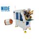 High efficiency automatic compression motor stator coil winding inserter