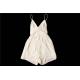 Stockpapa white Ladies Short Jumpsuits 100% Rayon girls lace romper