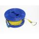 Yellow 50 Meter Duplex Single Mode Fiber Patch Cord with pulling eye