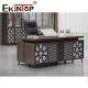 Set Executive CEO Manager Office Desk L Shaped Modern Office Desk