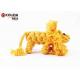 Interactive Pet Toys Cotton Lion 6 x 17cm Yellow For Puppy Pet TR4 Type