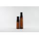 Plastic Amber Cosmetic Bottles For Skin Care Lotion Long Suing Life