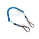 Protection Steel Wire Lanyard Leash Prevent Hand Tool Accident Loss W / Steel Snap