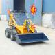 Stand On Wheel Track Mini Skid Steer Loader with High Operating Efficiency by Huade