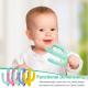 Food Grade Easily Cleaning Solid Baby Silicone Teether Toys Safe In Dishwasher
