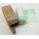 Eco Friendly Biodegradable Plastic Compostable Garbage Bags On Roll, Compostable Disposable Colored Plastic Garbage Bag