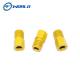 CNC Machining Parts, Screw Shaped, Golden Plastic Parts, Light Weight Small Parts