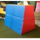 Colorful Vaulting Box Gymnastics , Parkour Vault Box High Density PVC Material
