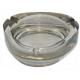 Round Crystal Glass Hotel Ashtrays Contemporary Style