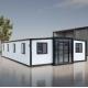 Expandable Container House For Easy Assembly And Disassembly Steel Frame With EPS / Rock Wool Sandwich Panels
