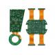 Various types Rigid Flex PCB Green Sodermask with quick delivery