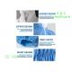 One Time Use Disposable Isolation Gowns Knitted Cuff Barrier 46G CPE Gown