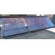 High Efficiency Aluminum Alloy Silver Black Heat Pipe Solar Collectors 10 to 30 Tubes