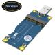 Mini PCI-E PCIe 52Pin to USB 2.0 Wireless Module Adapter Riser Card with SIM Slot VER 5.0 For 3G 4G WWAN LTE GSM Modem