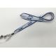 White color silk screen printing Lanyards with Fast Shipping for promotional gifts