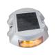 Aluminium PC Solar Road Stud with Red LED Reflector and Solar Charging Capability