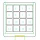 3.5 16 Key Touchkey matrix Resistive Touch Screen / Touch Screen Display Panel