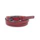 Adjustable Dress Casual Skinny Womens Genuine Leather Belt With Punching And Contrast Color Stitching
