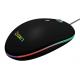 Lightweight USB Wired Computer Gaming Mouse With Colorful Lighting For Office