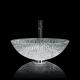 Round Hotel Crystal Wash Basins 130mm Artistic Glass Vessel Sink Bowl For Home Bathroom