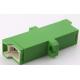 Single Mode Fiber Optic Adapter ABS PC Material Low Loss With Long Flange