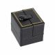 High End Custom Jewelry Packaging Boxes , Ring Storage Box PU Material Durable