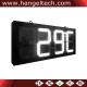 12 Inches Outdoor Waterproof Digital LED Time Temperature Date Display Sign