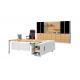 Adjustable Height Executive Computer Desk MFC Board Raw Materials Long Lifetime
