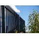 Crimped Top Powder Coated Steel Fencing