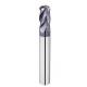 Metal high helix single flute end mill cutters HRC45