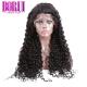 Deep Curly 360 Lace Frontal Wig Peruvian Human Hair 10A Grade No Shedding