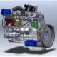 4.214L Displacement Machine Diesel Powered Engine 1500r/Min